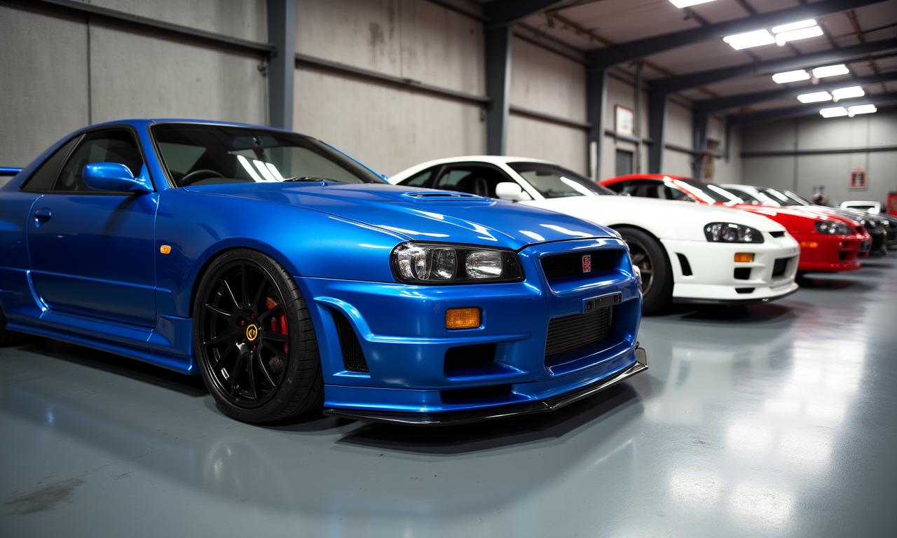 Japanese JDM cars ready for global export